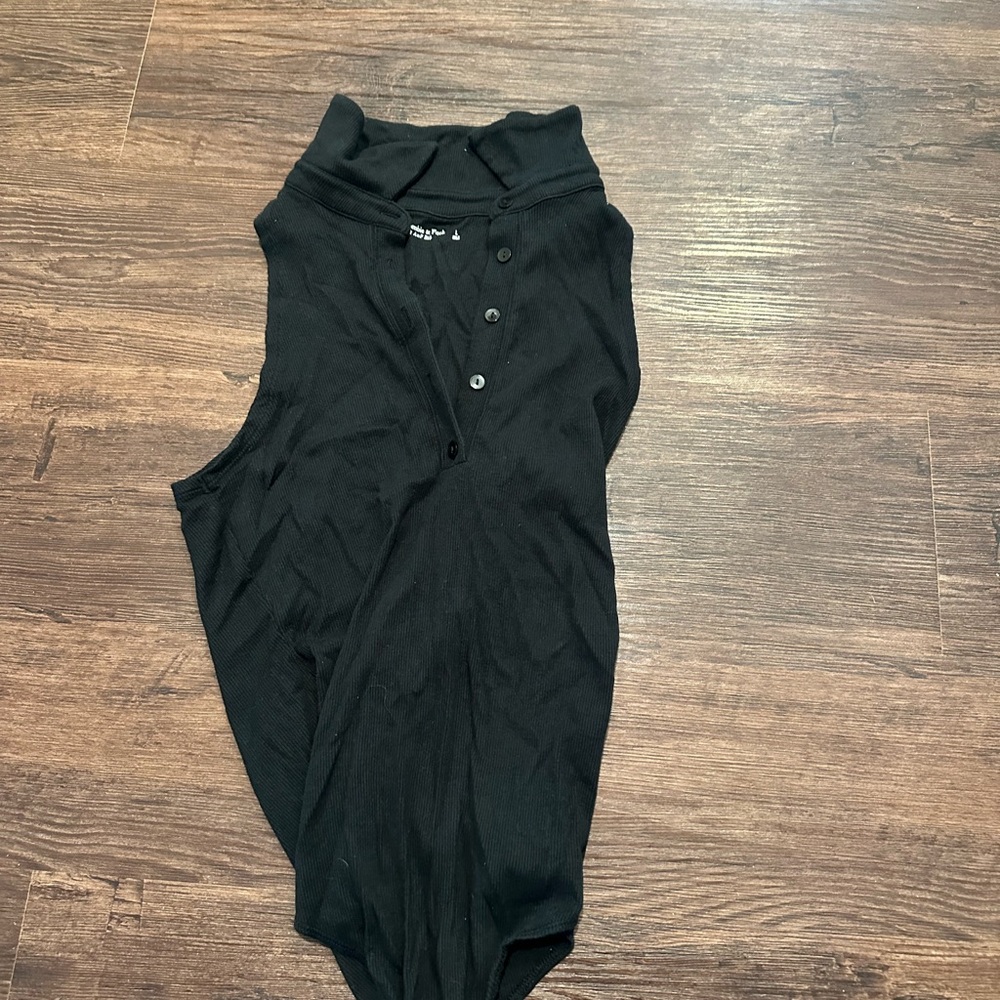 Abercrombie & Fitch black bodysuit size large